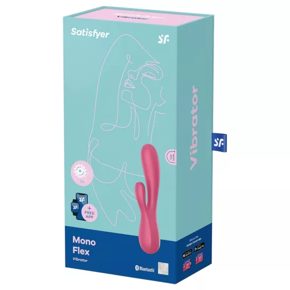 Satisfyer Mono Flex - vibrator za žene - vodootporan, aplikacija
