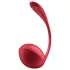 Satisfyer Shiny Petal - vibrirajuće jaje s daljinskim upravljanjem - crveno