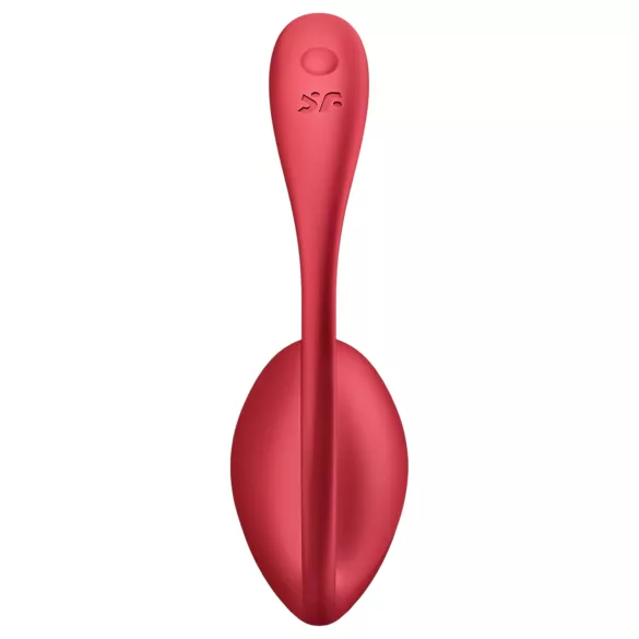 Satisfyer Shiny Petal - vibrirajuće jaje s daljinskim upravljanjem - crveno