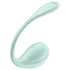 Satisfyer Smooth Petal - vibrirajuće jaje s aplikacijom - zelena