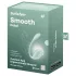 Satisfyer Smooth Petal - vibrirajuće jaje s aplikacijom - zelena