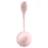 Satisfyer - vibracijsko jaje s daljinskim upravljačem - rebrasto - roza