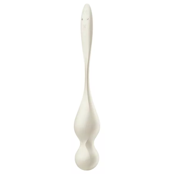 Satisfyer Love Birds 1 - pametne vaginalne kuglice s vibracijom - bijela