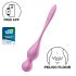 Satisfyer Love Birds 1 - pametna, vibracijska gejša kuglica (roza)