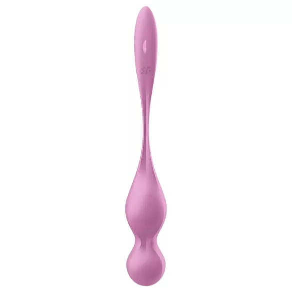 Satisfyer Love Birds 1 - pametne vibrirajuće ben wa kuglice - roza