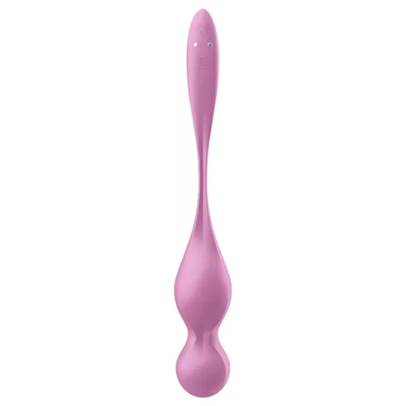 Satisfyer Love Birds 1 - pametne vibrirajuće ben wa kuglice - roza