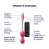 Satisfyer Love Birds 2 - pametne, vibrirajuće Kegel kuglice (ružičaste)
