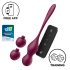 Satisfyer Love Birds Vary - pametne, prilagodljive gejša kuglice (crvene)