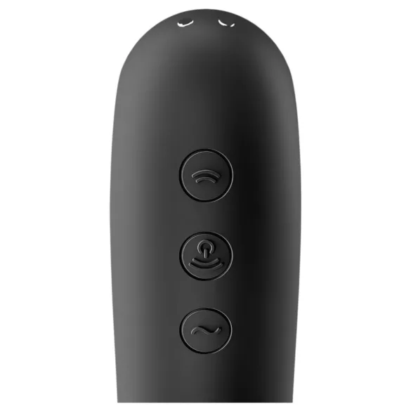 Satisfyer Dual Kiss - vibrator za vaginu i klitoris - crni - punjivi