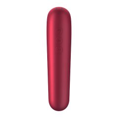   Satisfyer Dual Love - pametni, punjivi vaginalni i klitoralni vibrator (crveni)