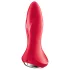 Satisfyer Rotator Plug 1 - analni vibrator s perlama - silikon crveni