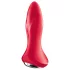 Satisfyer Rotator Plug 1 - analni vibrator s perlama - silikon crveni