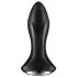 Satisfyer Rotator Plug 1 – analni vibrator s kuglicama (crni)