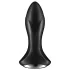 Satisfyer - analni vibrator s kuglicama - rotator, crni