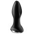 Satisfyer Rotator Plug 2 - biserna analna vibracija (crna)