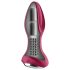 Satisfyer Rotator Plug 2 - Akumulatorski analni vibrator s perlicama (crveni)