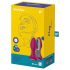 Satisfyer Rotator Plug 2 - Akumulatorski analni vibrator s perlicama (crveni)