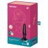 Satisfyer Plug-ilicious 2 - pametni analni vibrator (crni)
