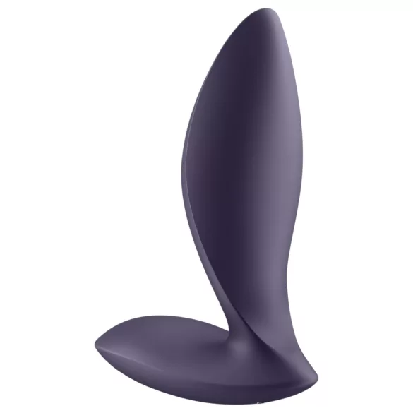 Satisfyer Power Plug - analni vibrator za pametne telefone - silikon