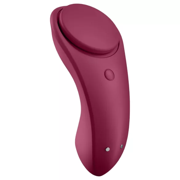 Satisfyer Sexy Secret - vibrator za gaćice s upravljanjem putem aplikacije (crveni)