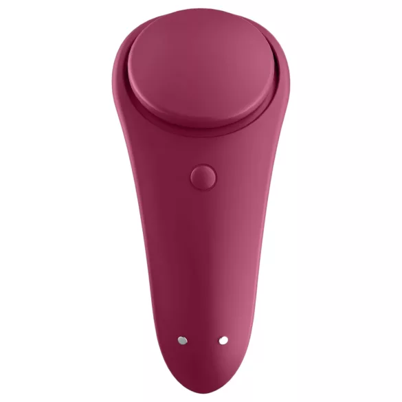 Satisfyer Sexy Secret - vibrator za gaćice s upravljanjem putem aplikacije (crveni)