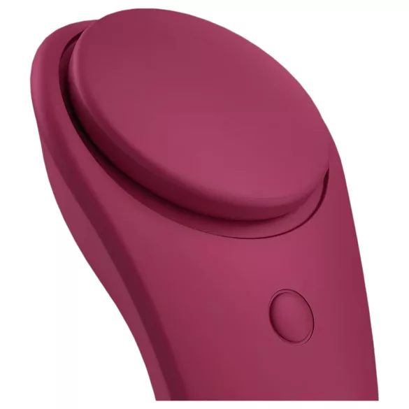 Satisfyer Sexy Secret - vibrator za gaćice s upravljanjem putem aplikacije (crveni)