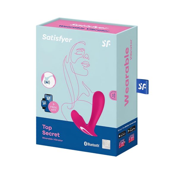 Satisfyer Top Secret - pametan 2-motorni vibrator (pink)