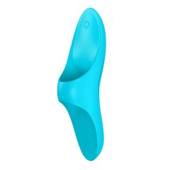   Satisfyer Teaser - punjivi, vodootporni vibrator za prste (tirkizna)