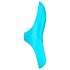 Satisfyer Teaser - Punjivi vodootporni prstni vibrator (tirkizna)