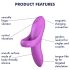 Satisfyer Odvažni Ljubavnik - punjivi, vodootporni prstni vibrator (roza)