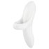 Satisfyer Bold Lover - punjivi, vodootporni prstni vibrator (bijeli)