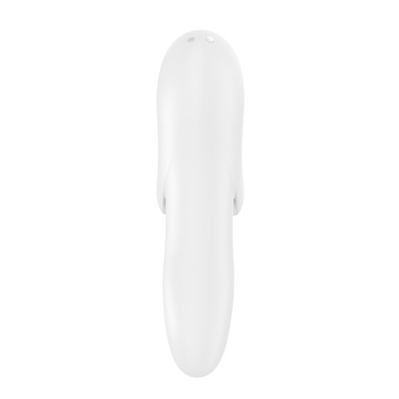 Satisfyer Bold Lover - punjivi, vodootporni vibrator za prste (bijeli)