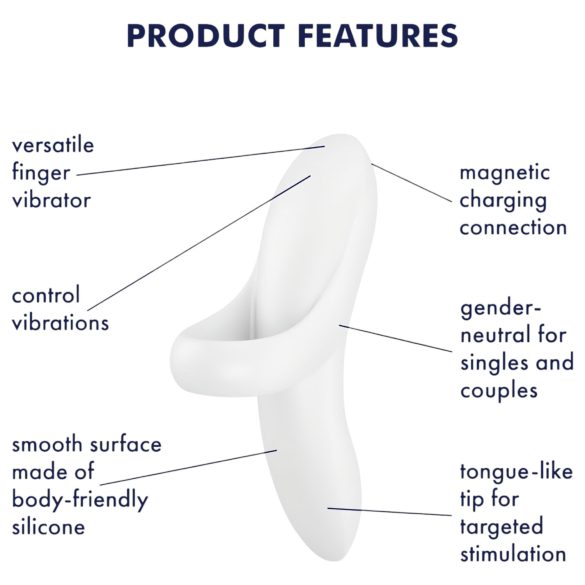Satisfyer Bold Lover - vibrirajući prsten za prst