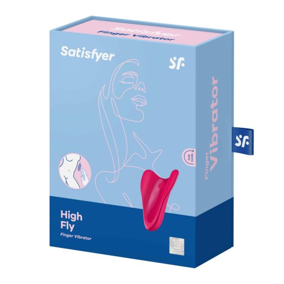 Satisfyer High Fly - punjivi, vodootporni vibrator za klitor (magenta)