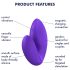 Satisfyer Love Riot - punjivi, vodootporni prstenasti vibrator (ljubičasti)