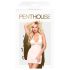 Penthouse Sweet & Spicy - čipkasti set s ovratnikom (bijela) - M/L