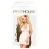 Penthouse Sweet & Spicy - čipkasti komplet s ovratnikom - bijela - M/L