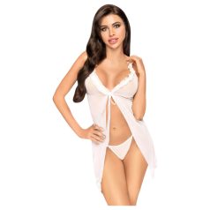 Penthouse After Sunset - prozirni babydoll i tanga (bijela)