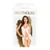 Penthouse - babydoll i tanga - prozirno - bijela