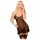 Penthouse Guilty Icon - haljina s halterima i tanga gaćice (crna) - L/XL