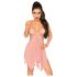 Penthouse Sweet Beast - ružičasti babydoll set (roza)
