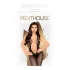 Penthouse - otvoreni bodystocking - crna