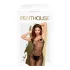 Penthouse - mrežasti otvoreni bodystocking - crna - XL