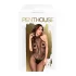 Penthouse First Lady - otvoreni čipkasti bodystocking - crna - XL