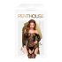 Penthouse Top-Notch - otvoreni mrežasti set (crna)