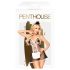 Penthouse Teaser - 3-dijelni kostim sobarice (crno-bijeli) - L/XL