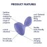 Satisfyer Sweet Seal - pametni analni vibrator (ljubičasti)