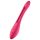 Satisfyer Elastic Joy - akumulatorski, fleksibilni parni vibrator (crveni)
