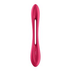   Satisfyer Elastic Joy - punjivi, fleksibilni vibrator za par (crveni)
