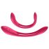 Satisfyer Elastic Joy - akumulatorski, fleksibilni parni vibrator (crveni)
